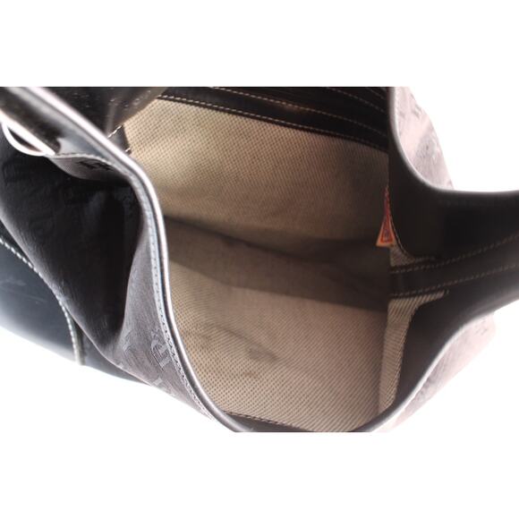 Dooney & Bourke Black/gray Hobo Crescent Medium Vintage - Picture 8 of 10